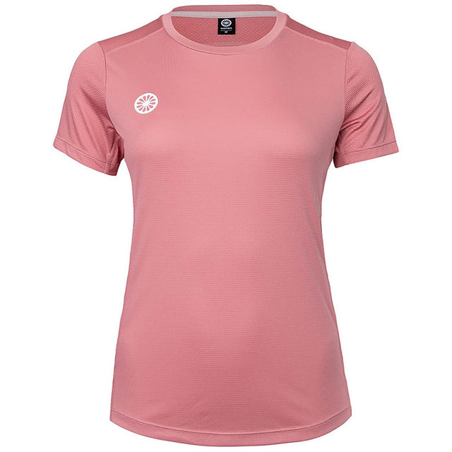 Indian Maharadja Agility T-shirt voor dames in roze, vooraanzicht met ronde hals