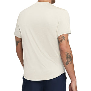 Achterzijde van het beige Wilson Everyday Performance T-shirt voor heren
