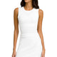 Wilson Pro Seamless tanktop voor dames in wit, vooraanzicht met ronde hals