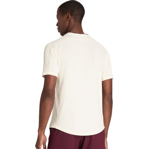 Achterzijde van het beige Wilson Serve Out T-shirt voor heren
