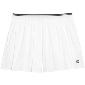 Witte Wilson Velocity plisseshort plat gefotografeerd zonder model