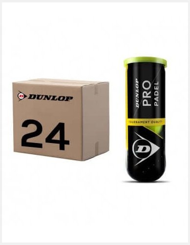 Dunlop Pro Padel Ballen 24 blikken x 3 stuks