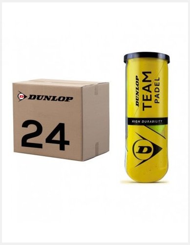 Dunlop Team Padel Ballen 24 blikken x 3 stuks